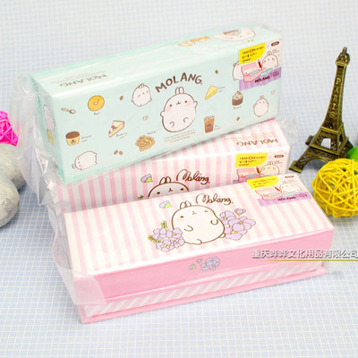 供應批發(fā)和創(chuàng)HC-06884兔寶寶雙層紙盒文具盒——重慶嘩嘩文化用品專業(yè)供應